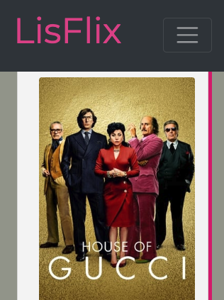 Link to LisFlix React deployment